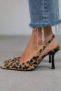 Maria™ - Stiletto-Absatzschuhe mit spitzer Zehenpartie und Leopardenmuster