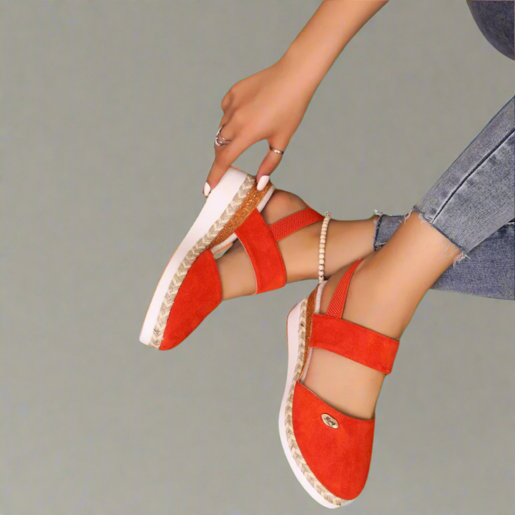 Plus-Size Comfortable Versatile Wedge Sandals