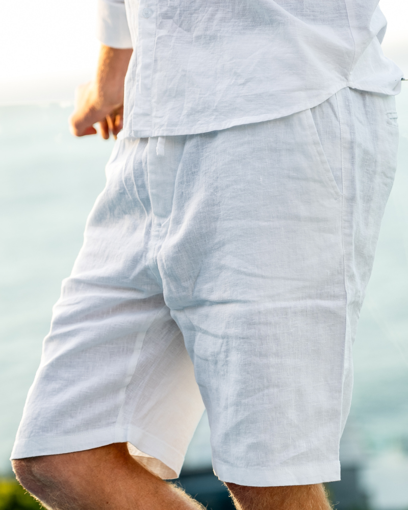 Lorenzo - Leinen Sommer Shorts