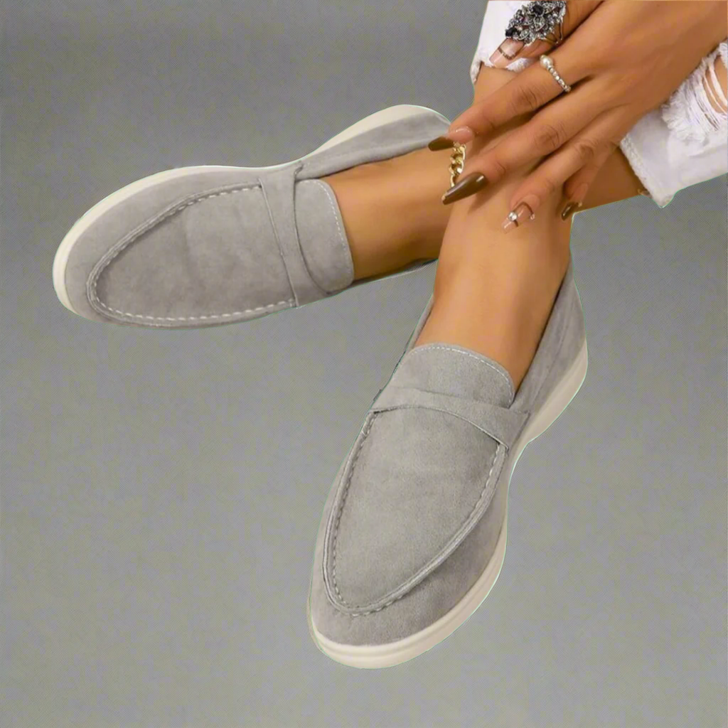 Handcrafted Suede Moccasins with Elegant Design