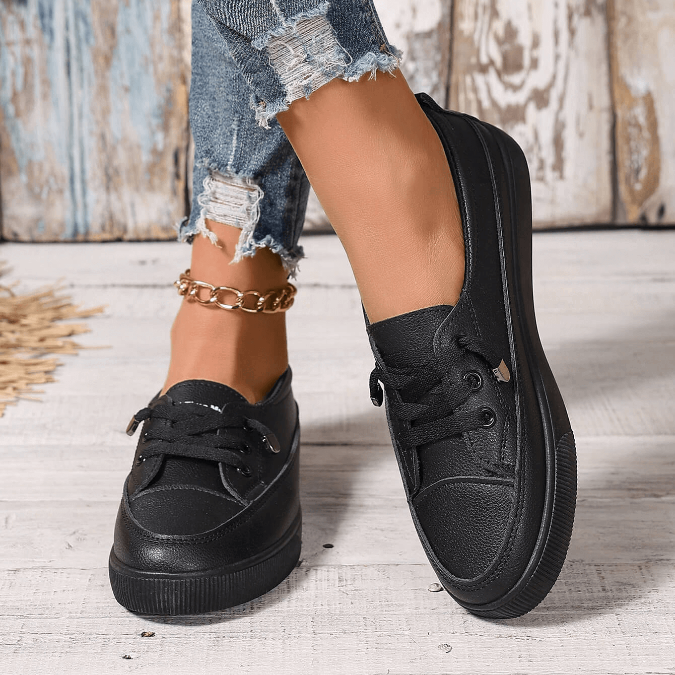 Elise™ – Damen Schnürung Orthopädische Flache Schuhe