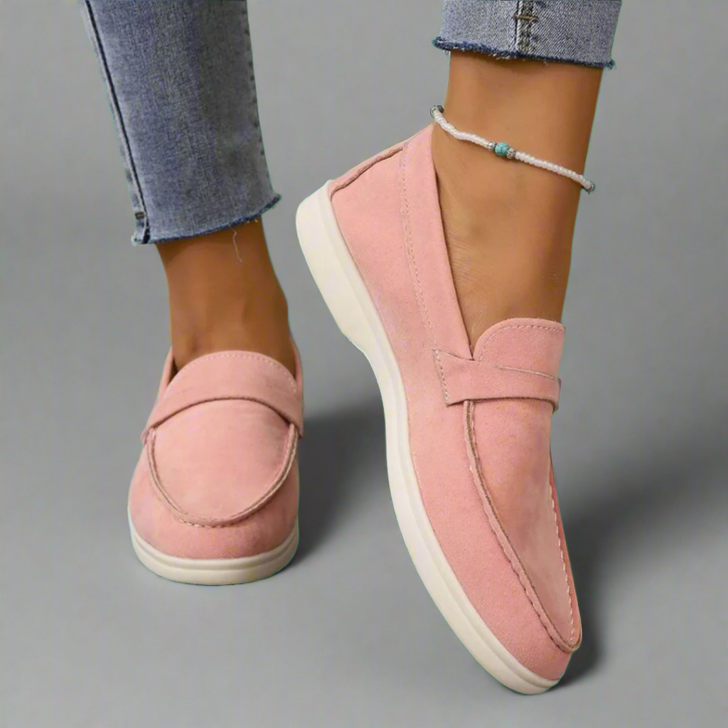 Handcrafted Suede Moccasins with Elegant Design
