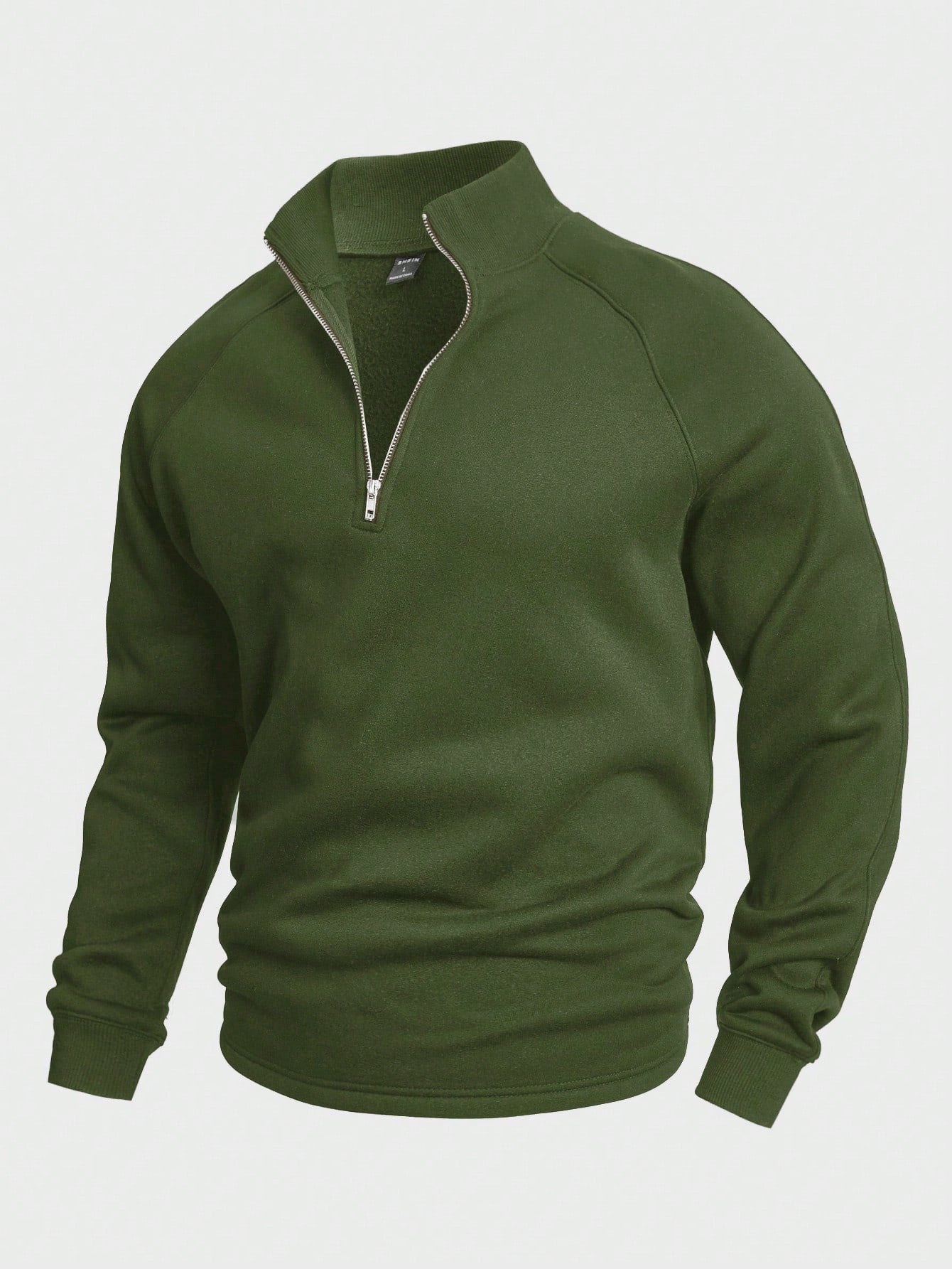 Casual Half-Zip Pullover 1+1 Free