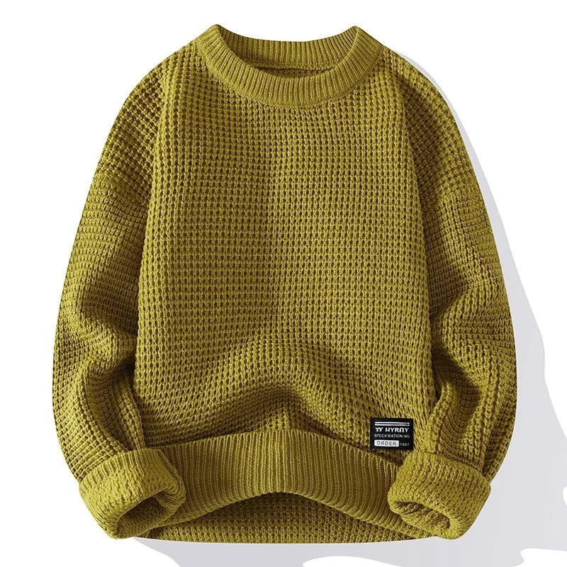 Premium Honeycomb Knit Sweater