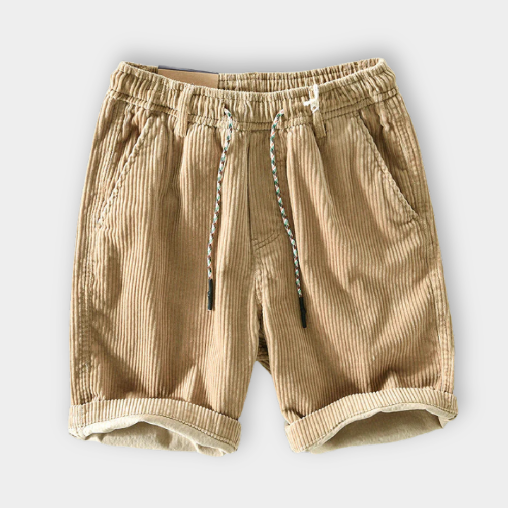 Ribbed Velvet Shorts