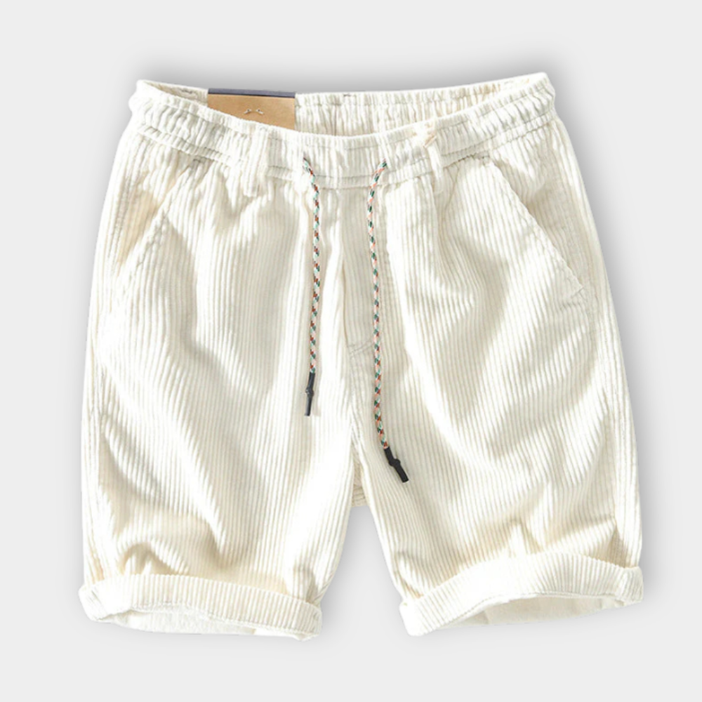 Ribbed Velvet Shorts