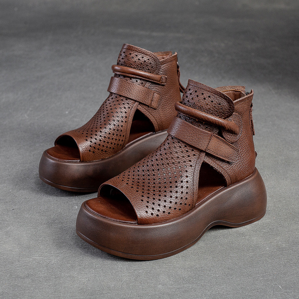 Federica™ - Zeitlose Leder-Orthopädische Sandalen