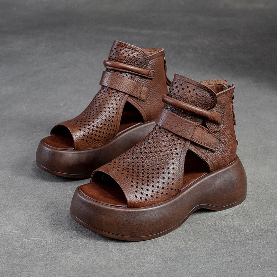 Federica™ - Zeitlose Leder-Orthopädische Sandalen