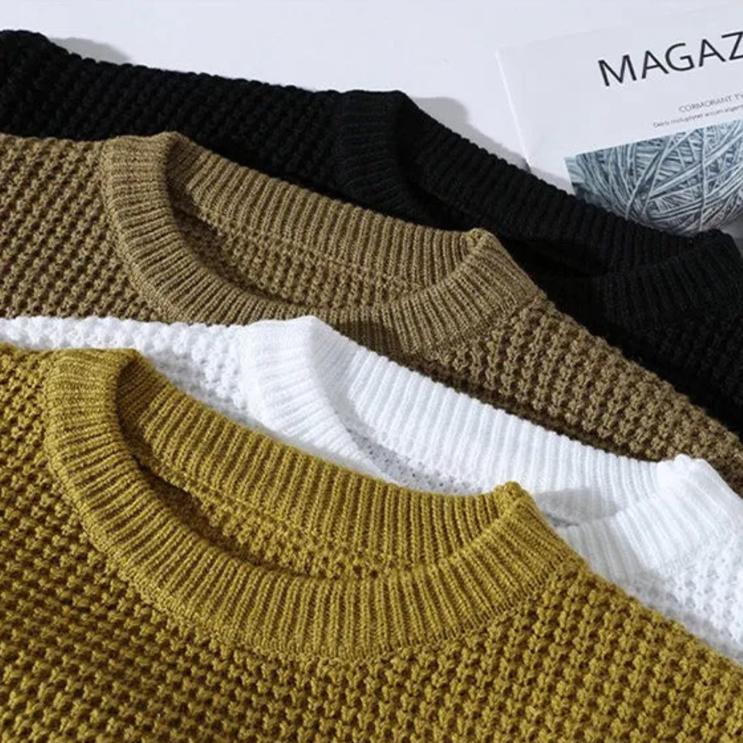 Silas™ - Premium-Pullover mit Wabenstruktur