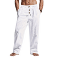 Linen Drawstring Pants