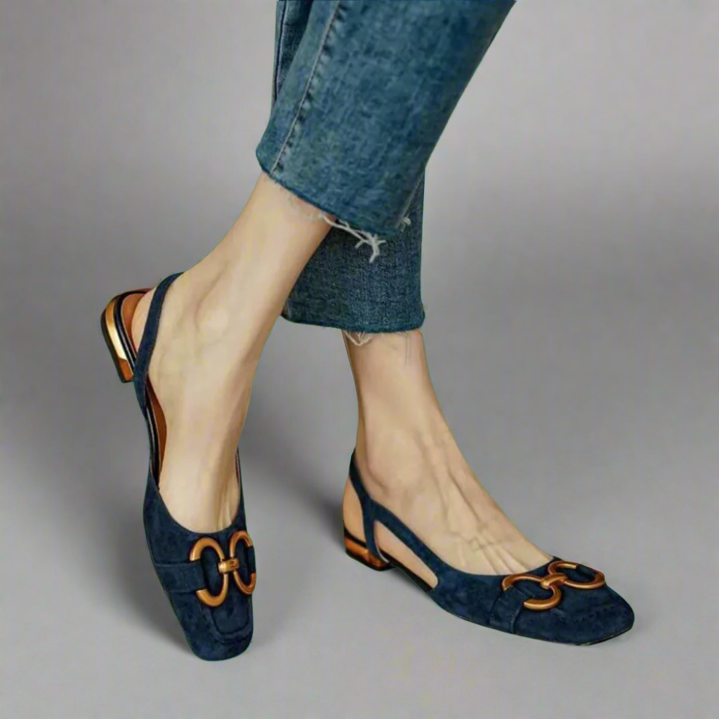 Elegant Orthopedic Block Heel Sandals