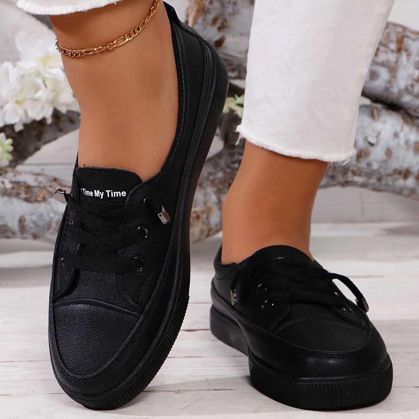 Elise™ – Damen Schnürung Orthopädische Flache Schuhe