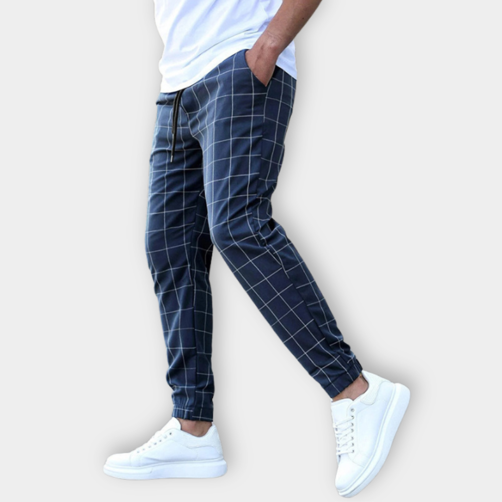 Checked Plaid Joggers