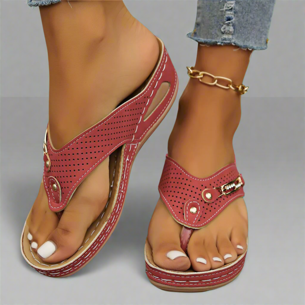 Retro Womens Sandals with Arch Support – Comfortable and Stylish