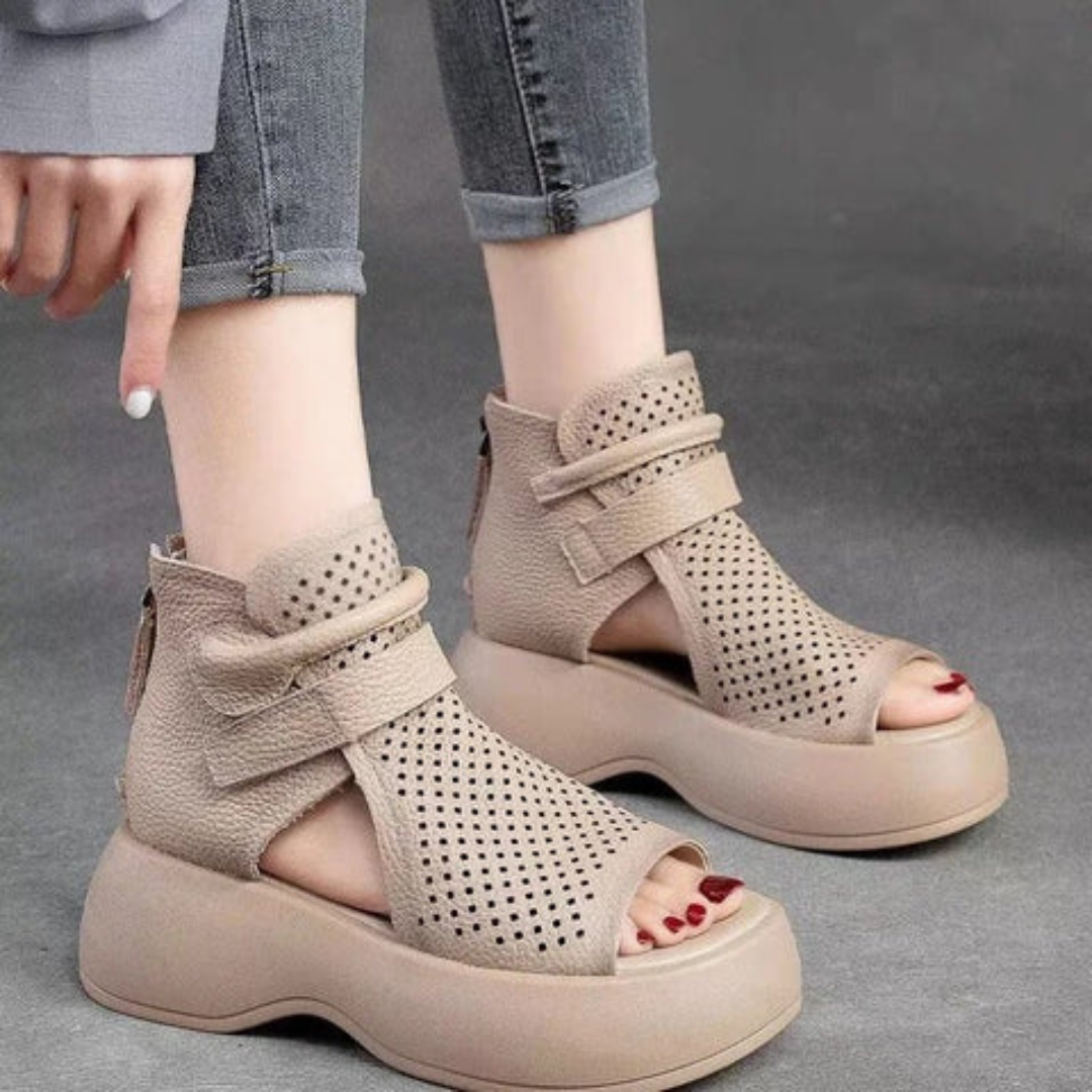 Federica™ - Zeitlose Leder-Orthopädische Sandalen