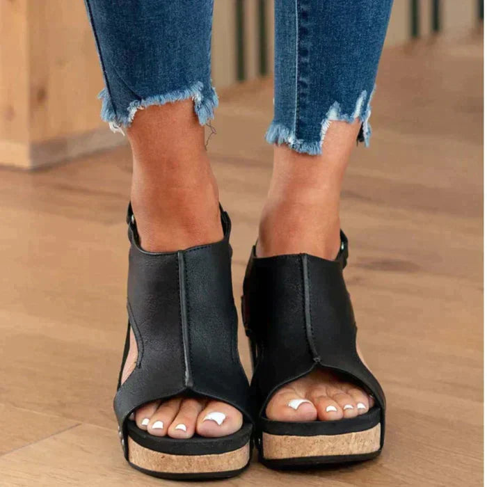 Elegant Comfortable Wedge Heel Sandals