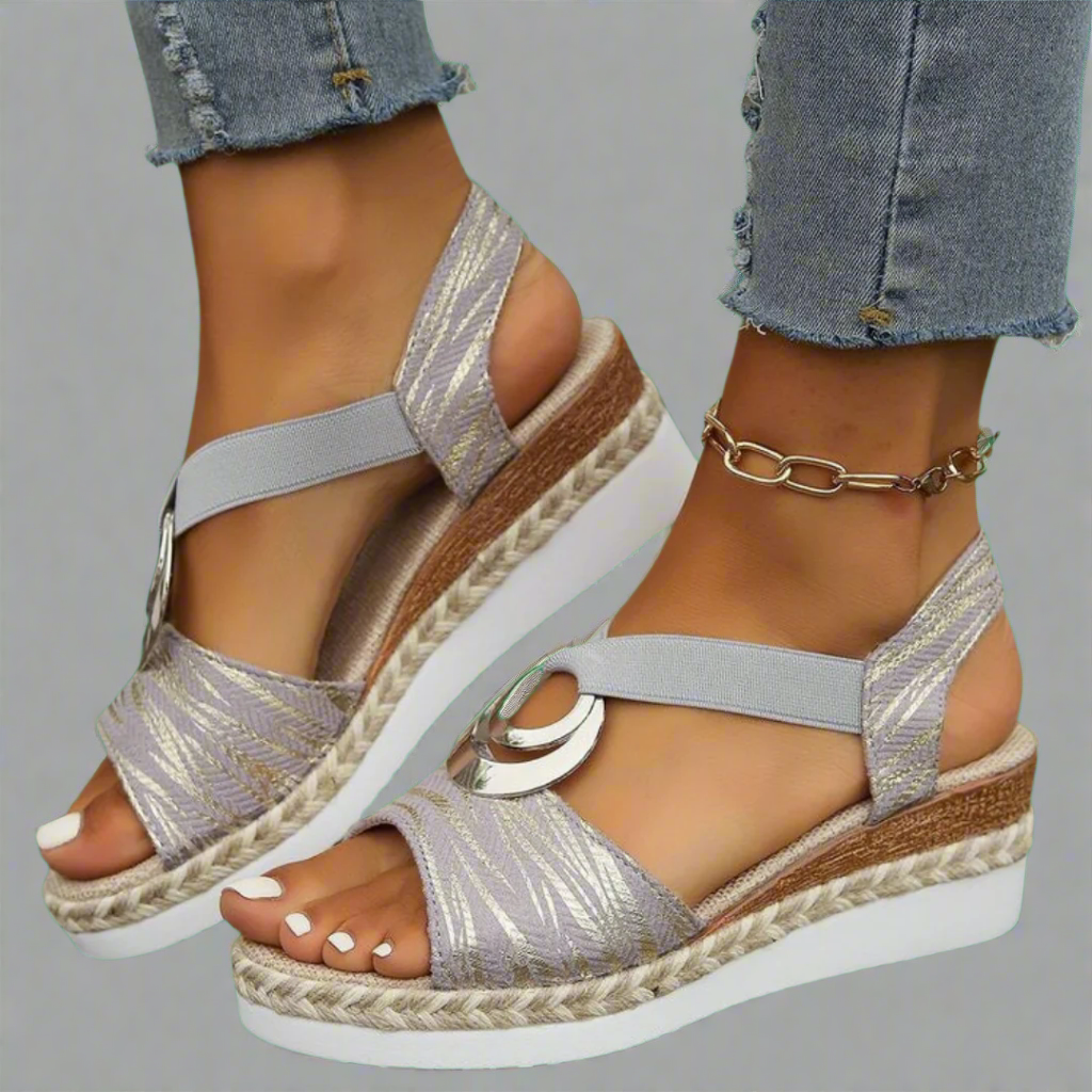 Stylish Premium Material Wedge Sandals