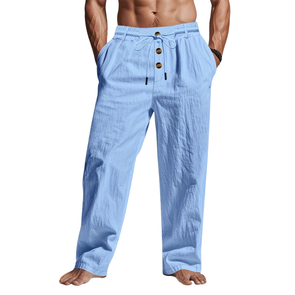 Linen Drawstring Pants