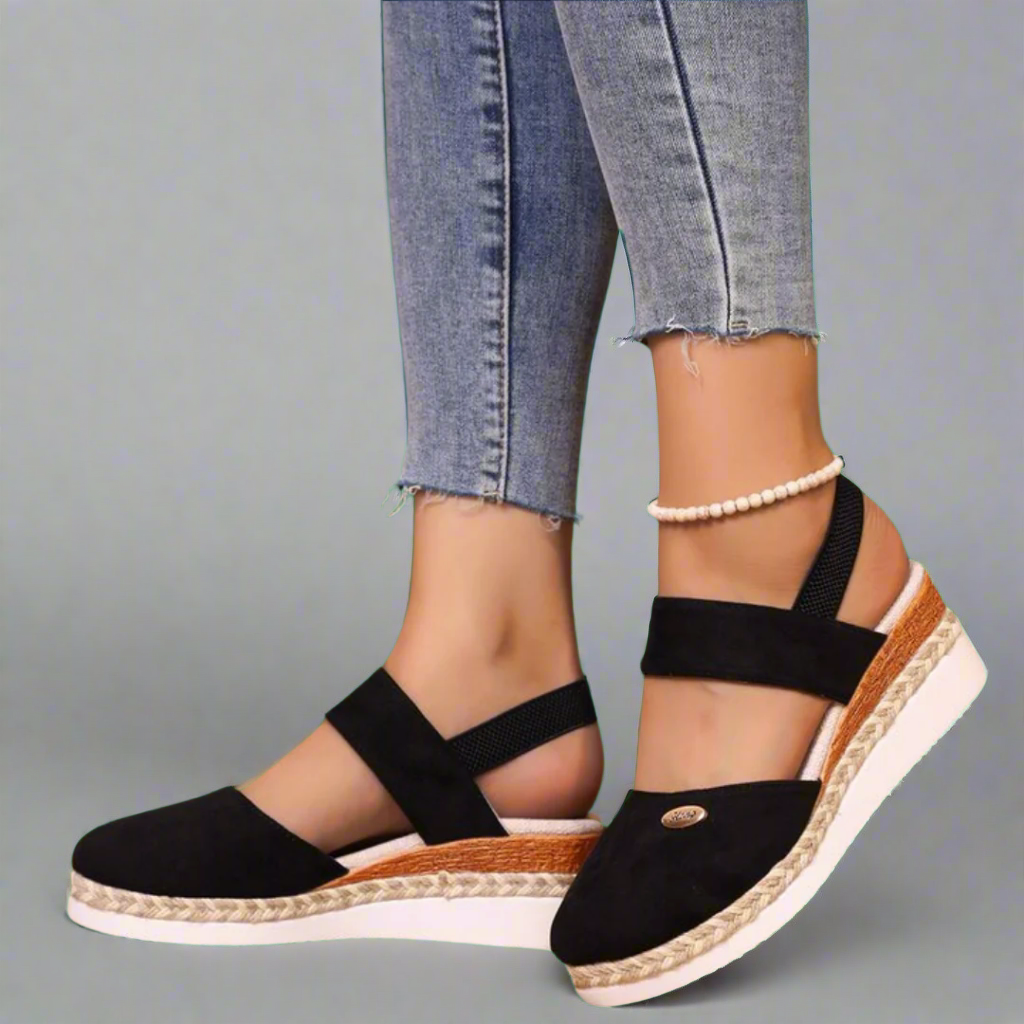 Plus-Size Comfortable Versatile Wedge Sandals