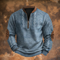 Ford™ - Texturierter Halb-Zip Pullover
