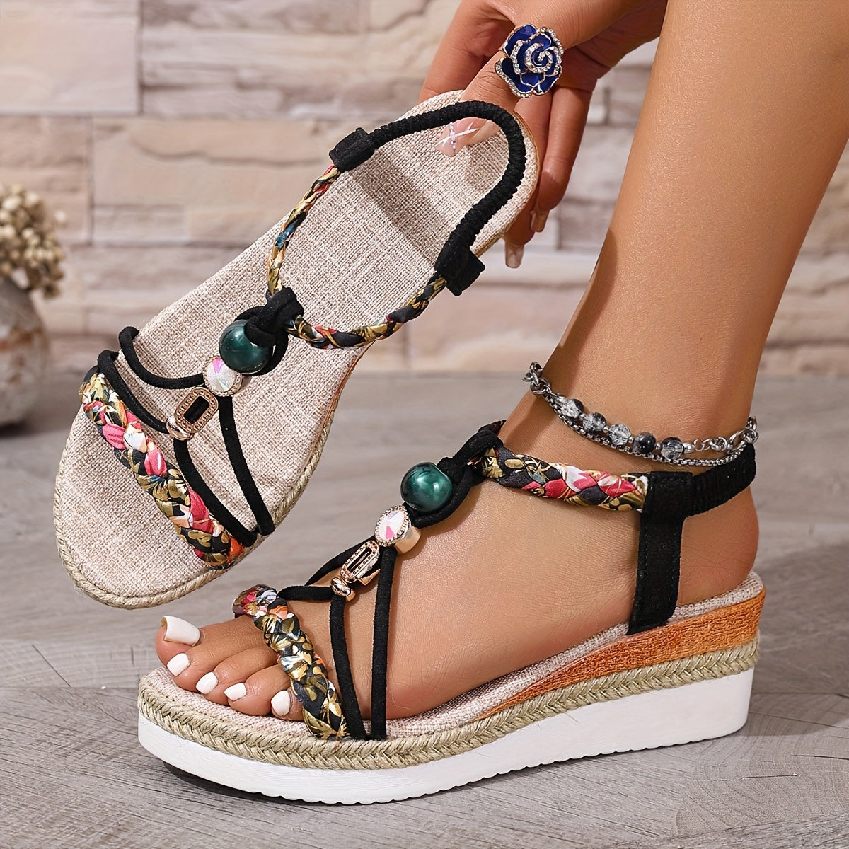 Rosaline™ – Bequeme Orthopädische Keilsandalen