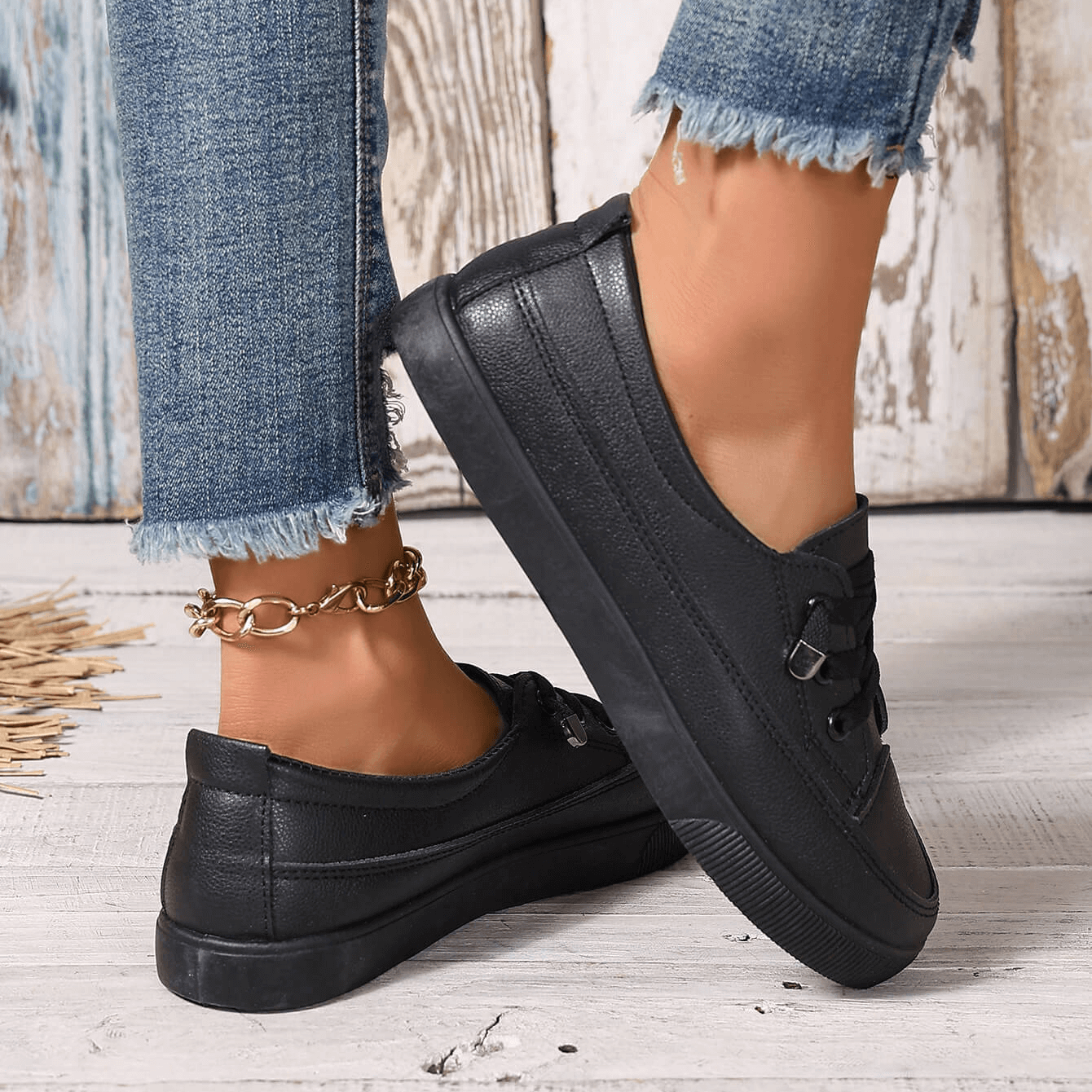 Elise™ – Damen Schnürung Orthopädische Flache Schuhe