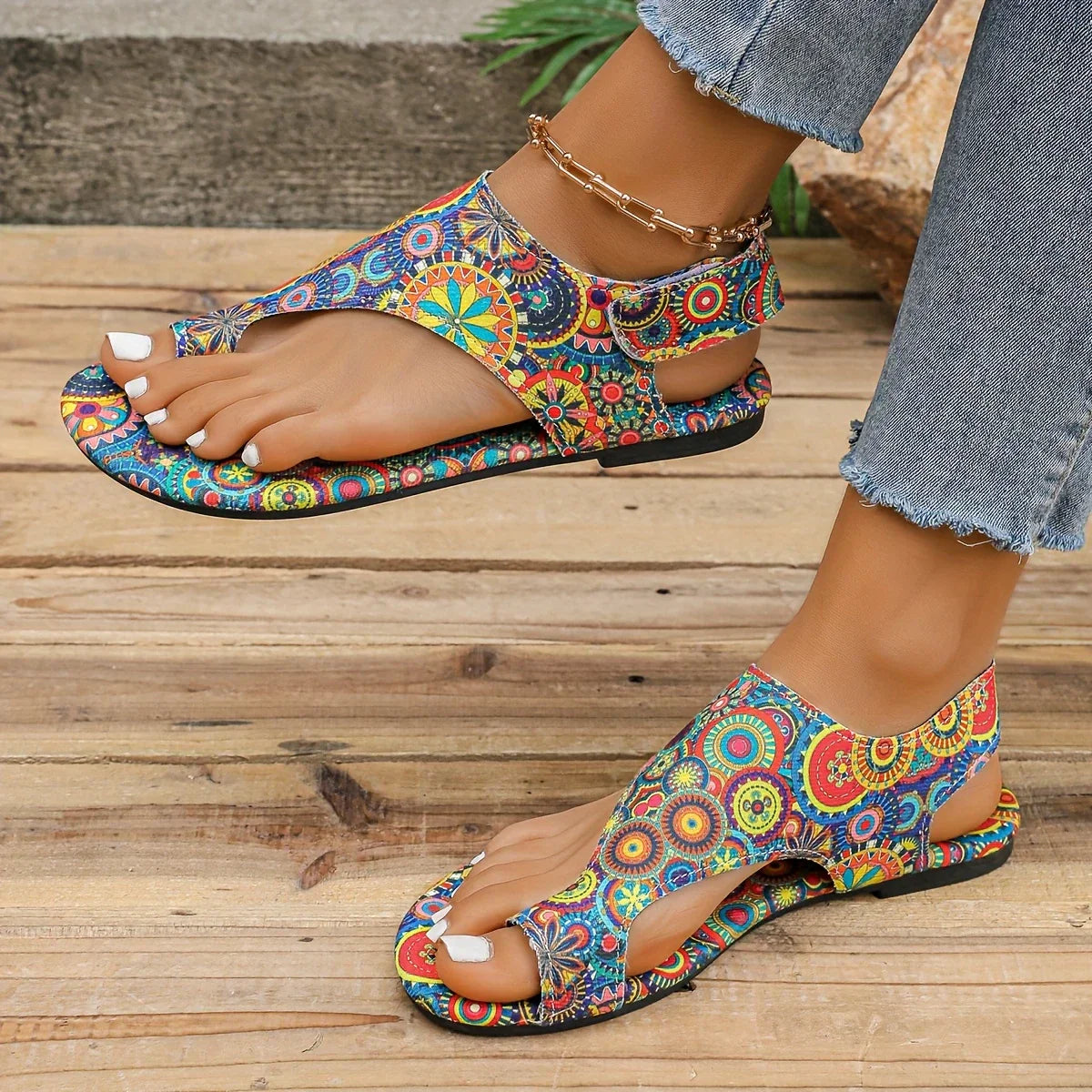 Rosa™ - Vintage Bohemian Sandalen