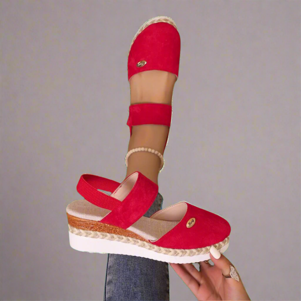 Plus-Size Comfortable Versatile Wedge Sandals