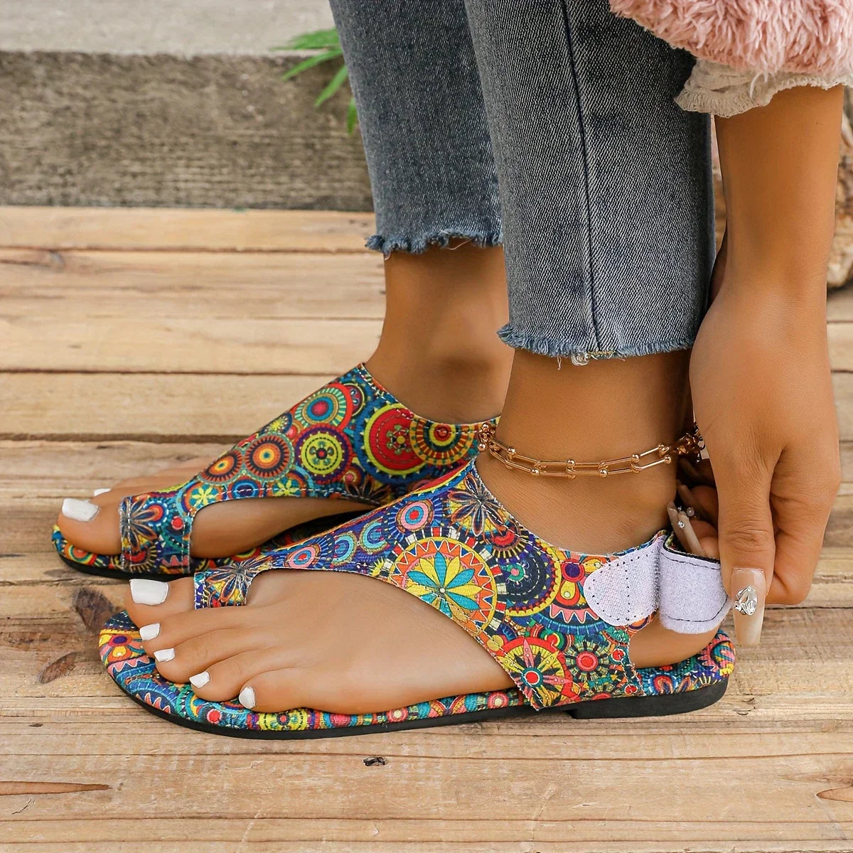 Rosa™ - Vintage Bohemian Sandalen
