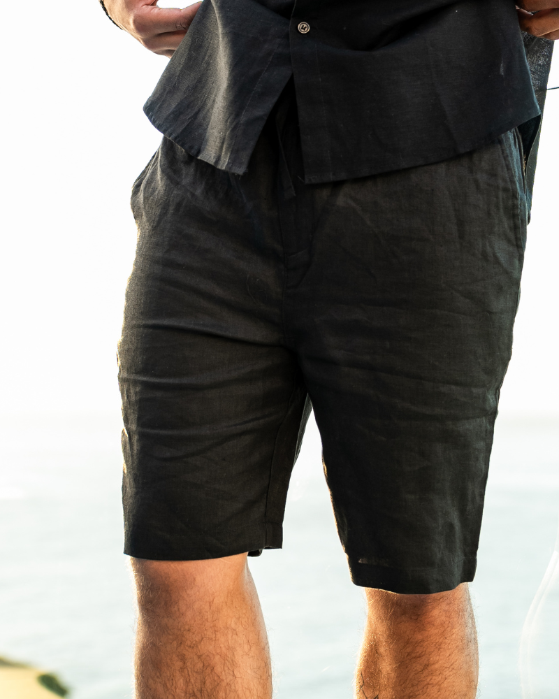 Lorenzo - Leinen Sommer Shorts