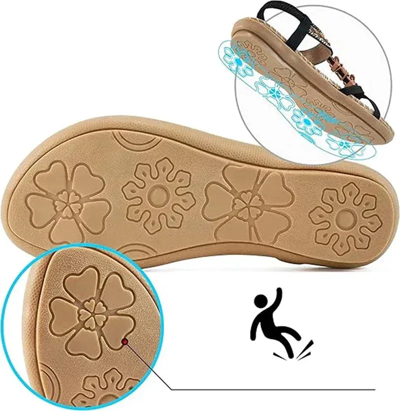 Colella™ - Elegante Orthopädische Blüten Sandalen