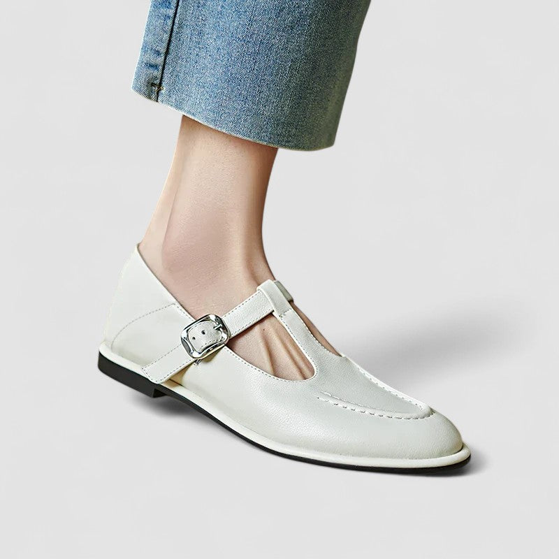 Orthopedic Mary Jane Shoes with Low Heel