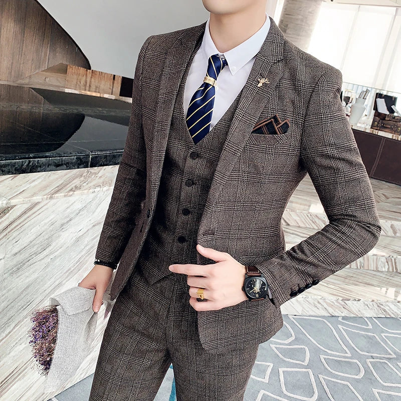 Chic Three-Piece Suit