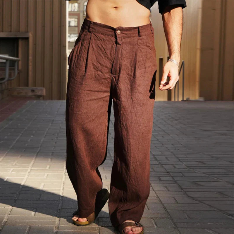 Wide Linen Pants