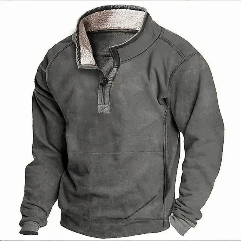 Fleece-Lined Sweatshirt
