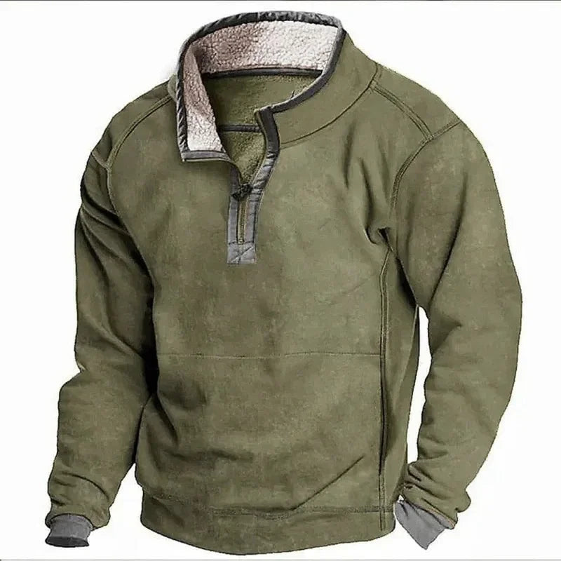 Fleece-Lined Sweatshirt