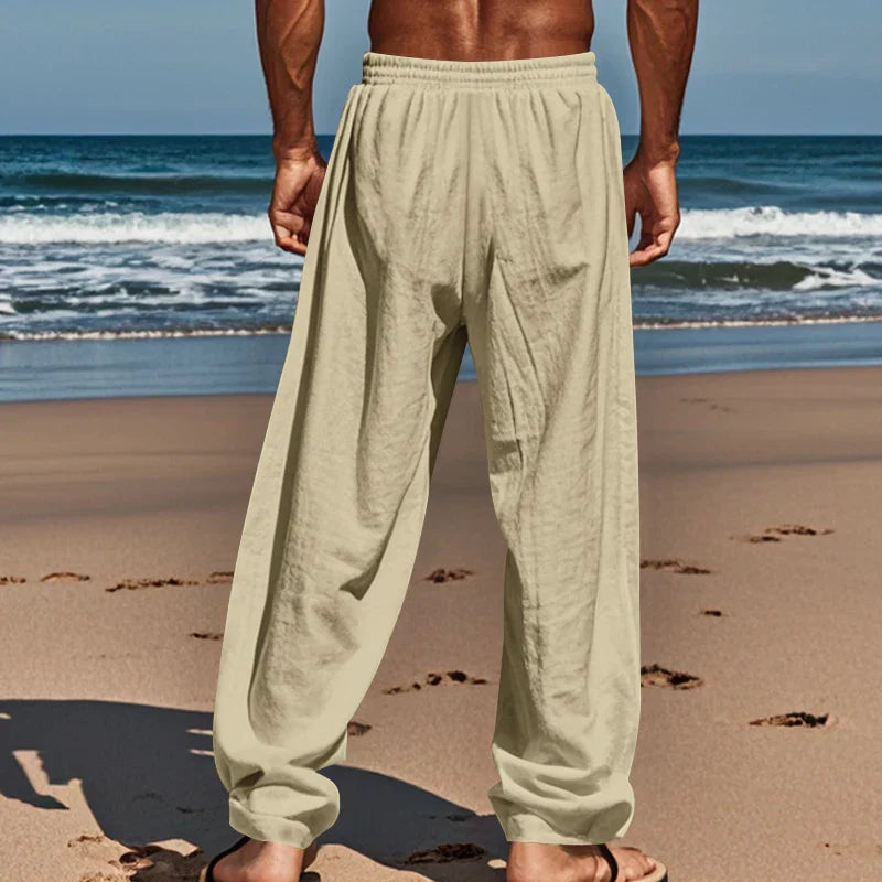 Rafi - Leinenhose Ocean Breeze