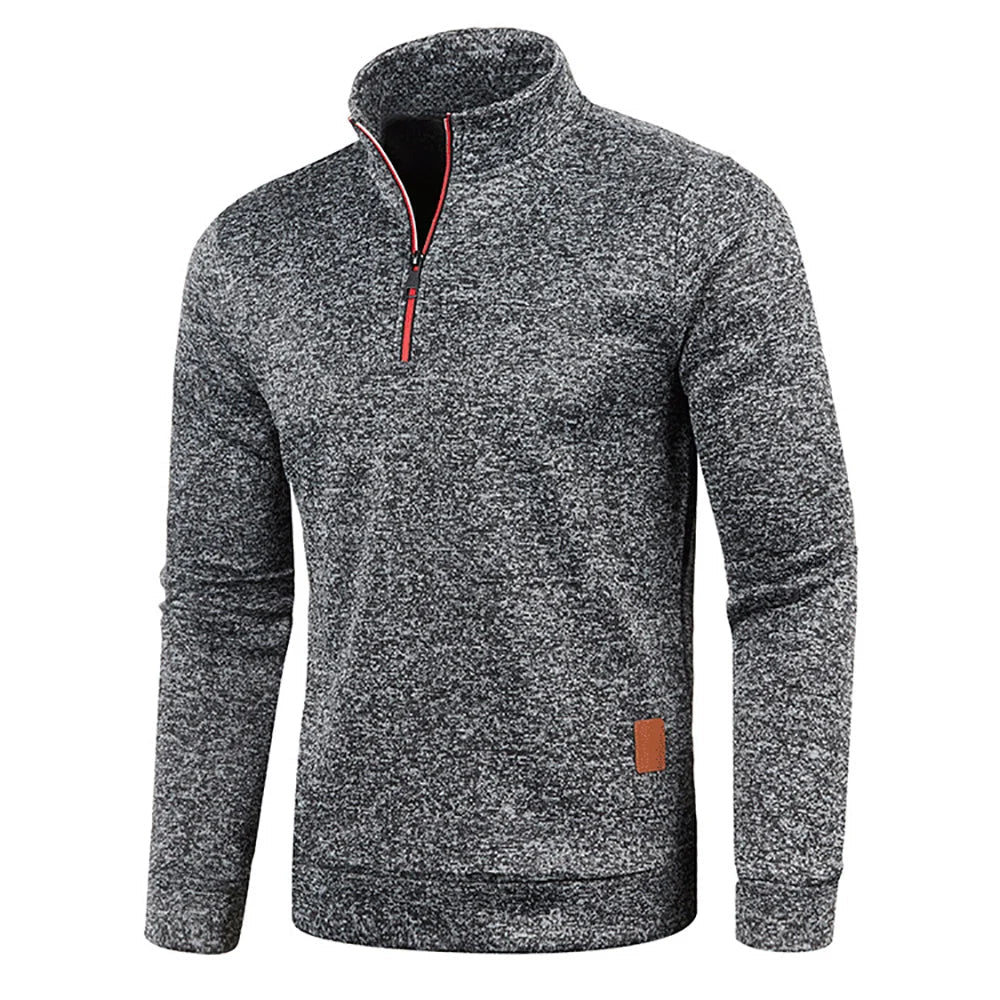 Mens Casual Long Sleeve Pullover Coat