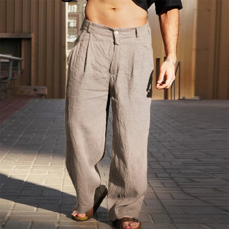 Wide Linen Pants