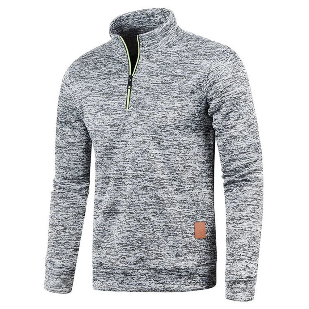 Mens Casual Long Sleeve Pullover Coat