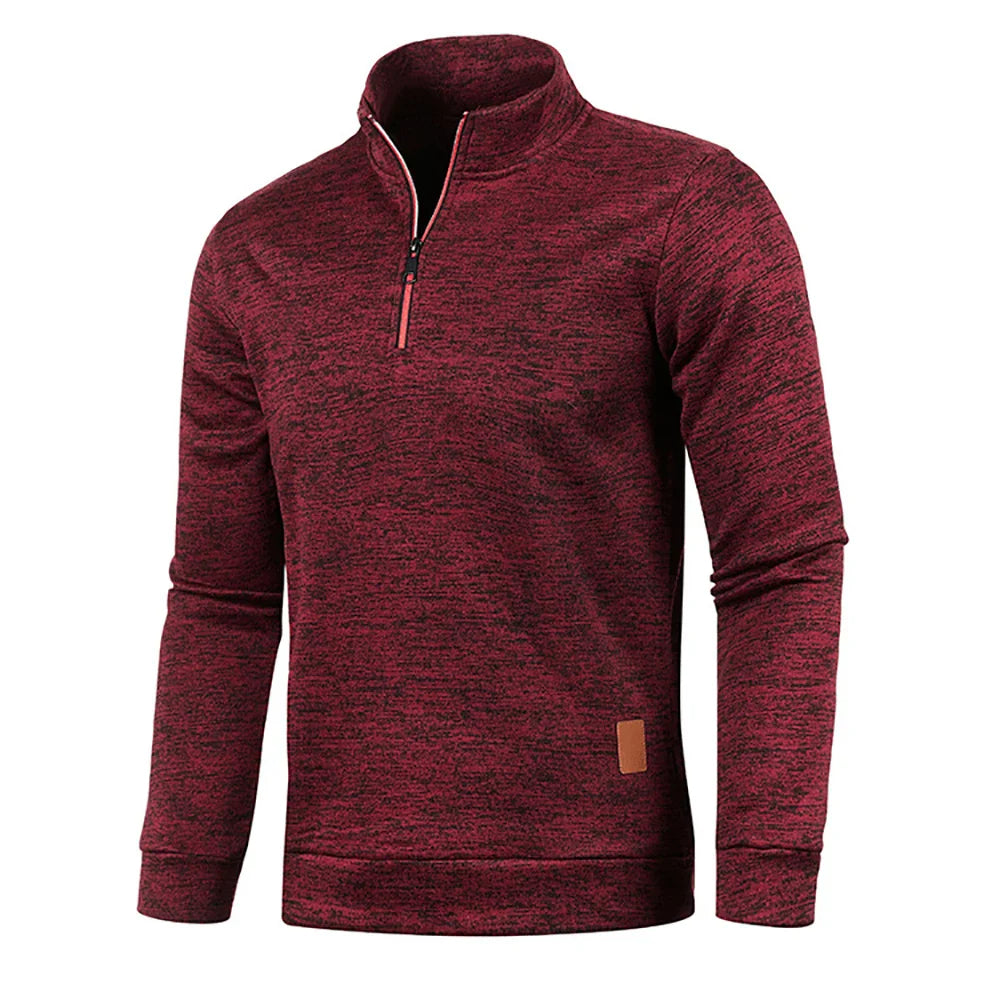 Mens Casual Long Sleeve Pullover Coat