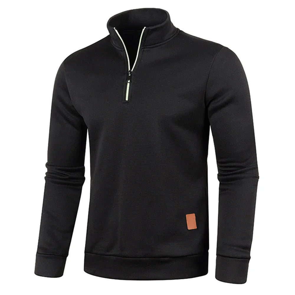 Mens Casual Long Sleeve Pullover Coat