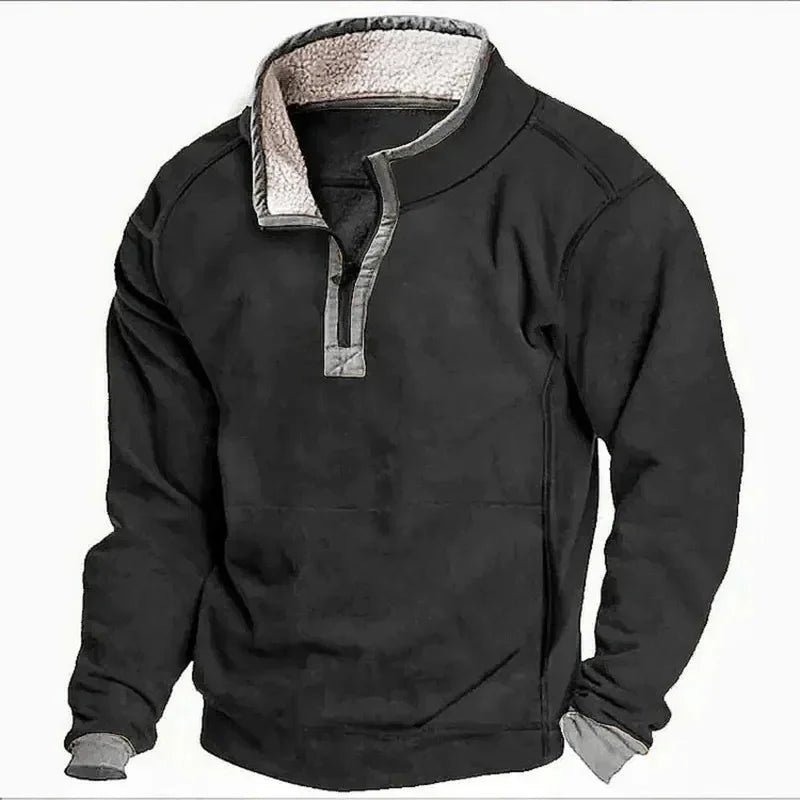Fleece-Lined Sweatshirt