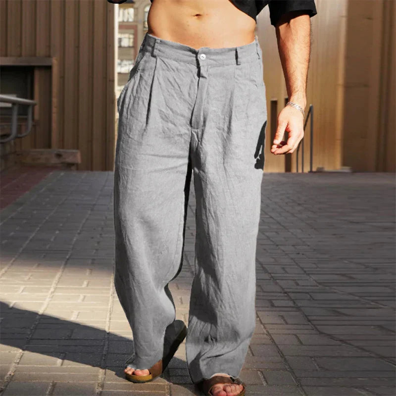 Wide Linen Pants