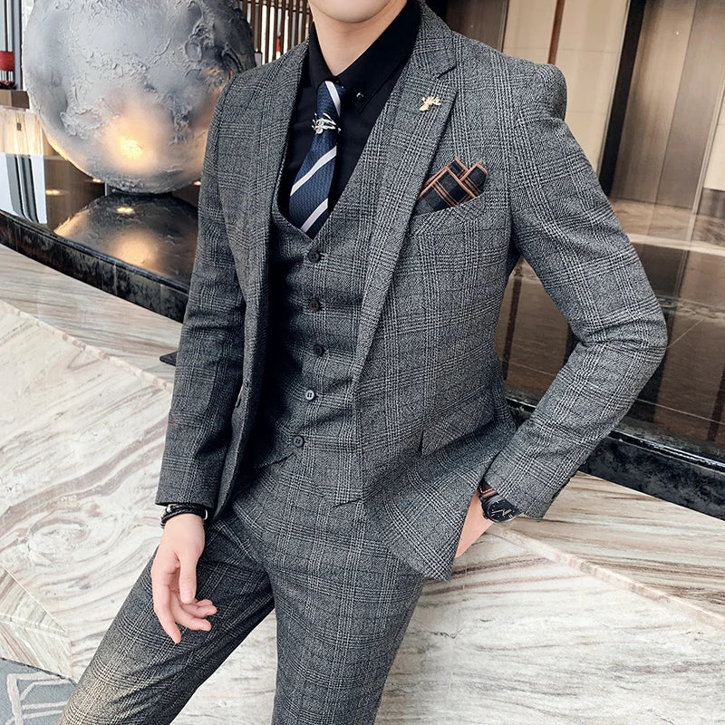 Chic Three-Piece Suit