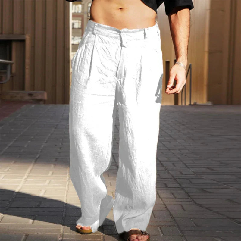 Wide Linen Pants