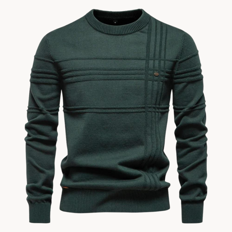 Checked Sweater