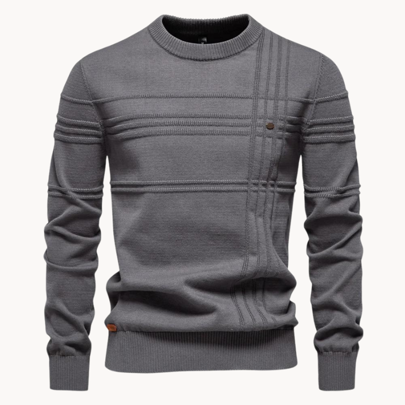 Checked Sweater