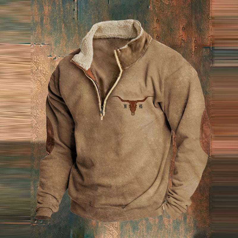 Thermal Zip-Up Sweater
