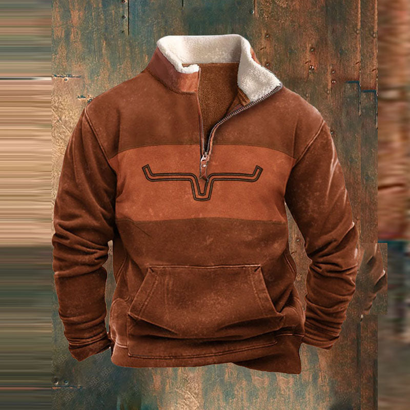 Thermal Zip-Up Sweater